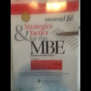 Emanuel MBE Workbook MBE questions bar exam law